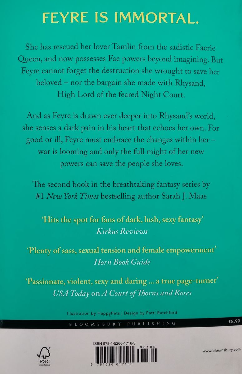 A Court of Mist and Fury book 2 in series