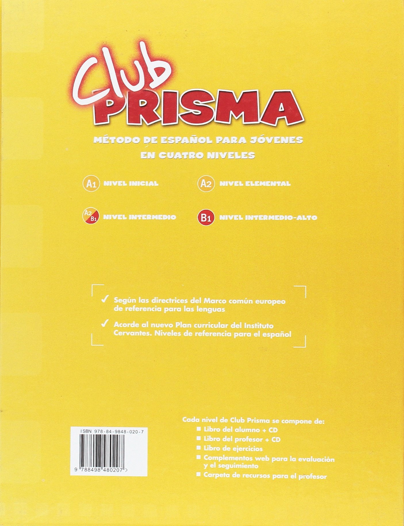 Club Prisma A2-B1 Libro del Profesor + CD