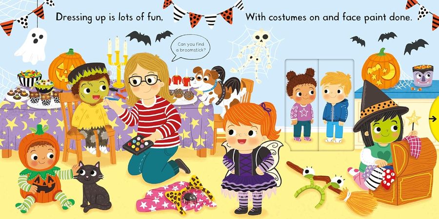 Busy Halloween A Push, Pull, Slide Book