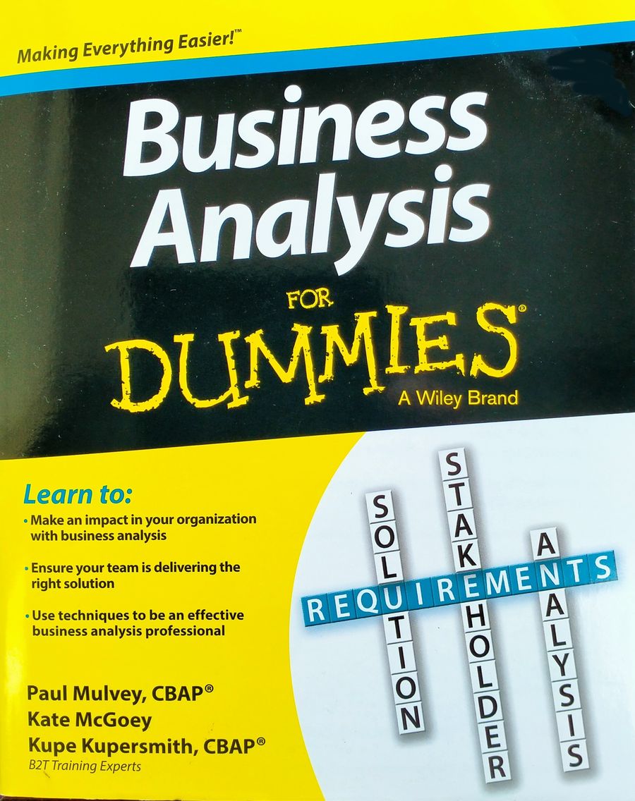 Business Analysis For Dummies