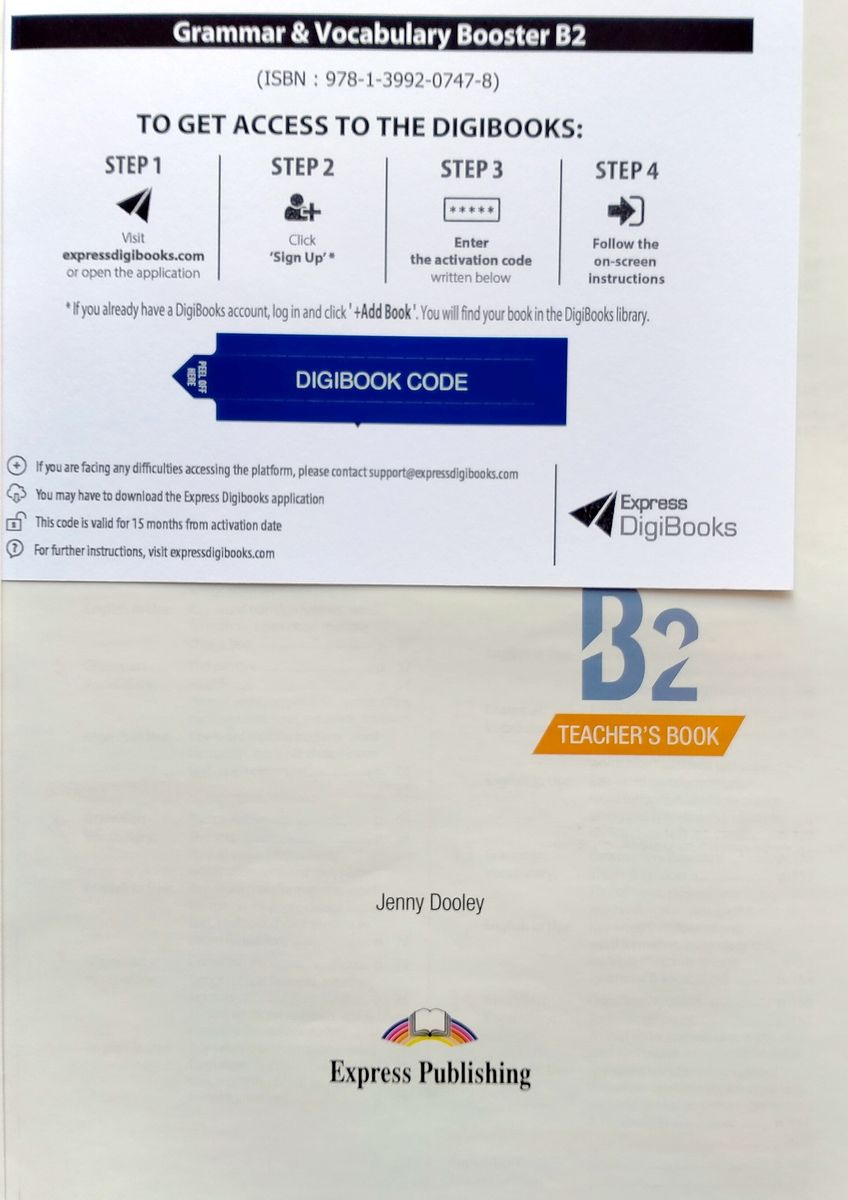 Grammar and Vocabulary Booster B2 Teacher's Book with Digibook
