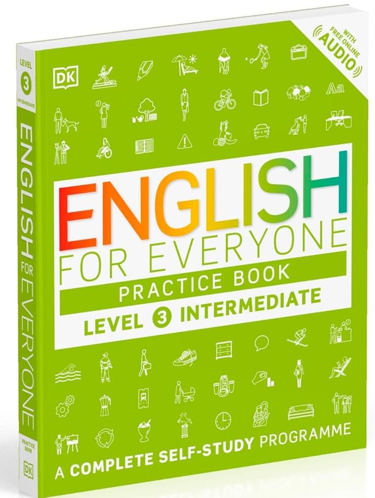 English for Everyone Level 3 Intermediate Practice Book with Online Audio