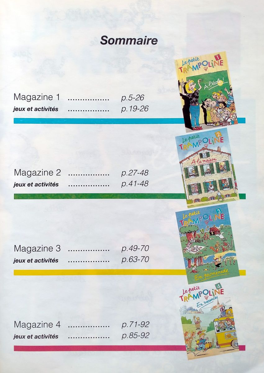Le petit Trampoline Livre de l'eleve