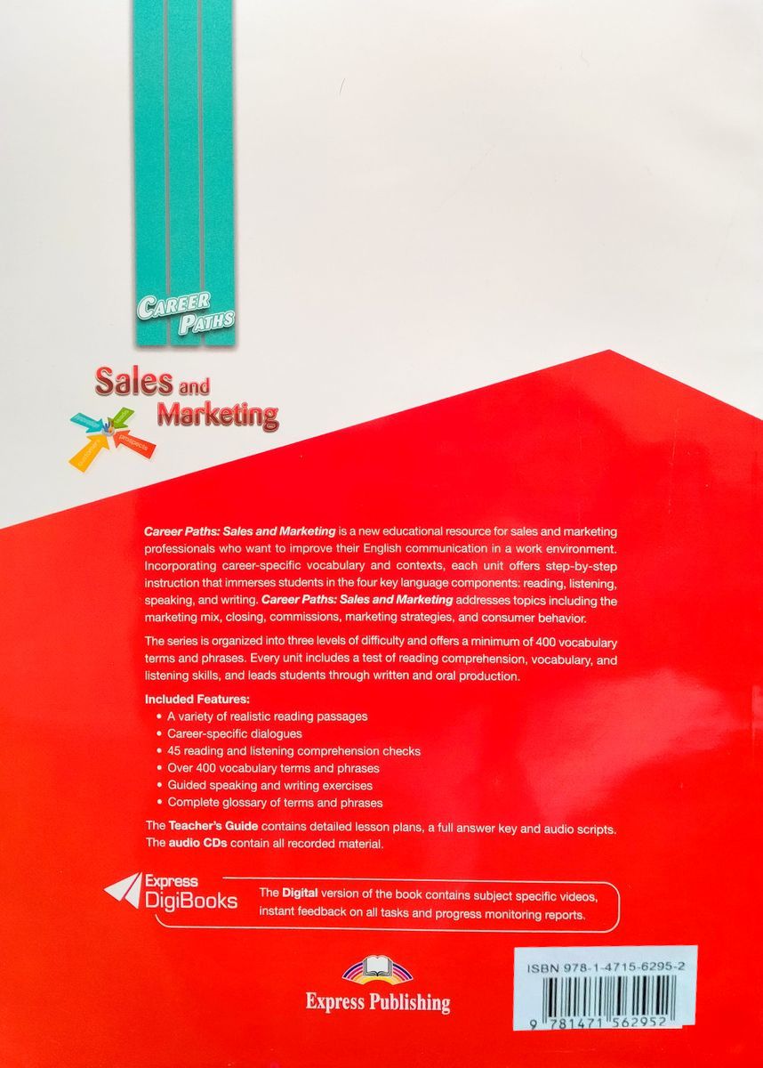 Career Paths Sales and Marketing Teacher's Guide, Student's Book with Digibook and Online Audio