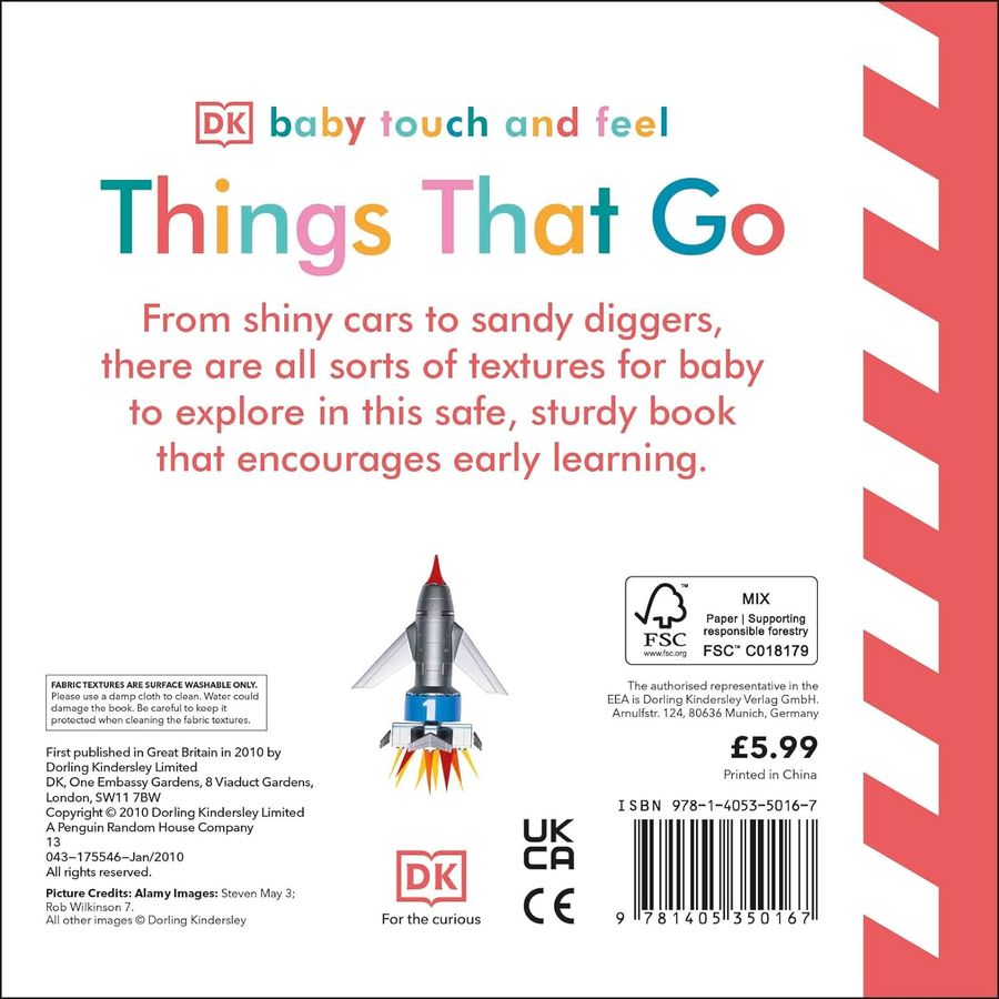 Baby Touch and Feel Things That Go