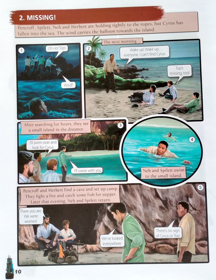 Illustrated Readers 2 The Mysterious Island