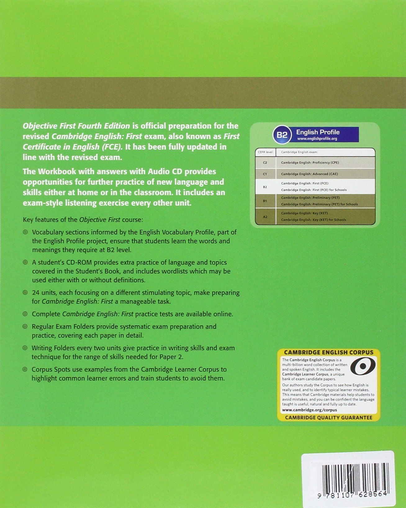 Objective First (4th Edition) Student's Book without Answers with CD-ROM and Workbook without Answers with Audio CD