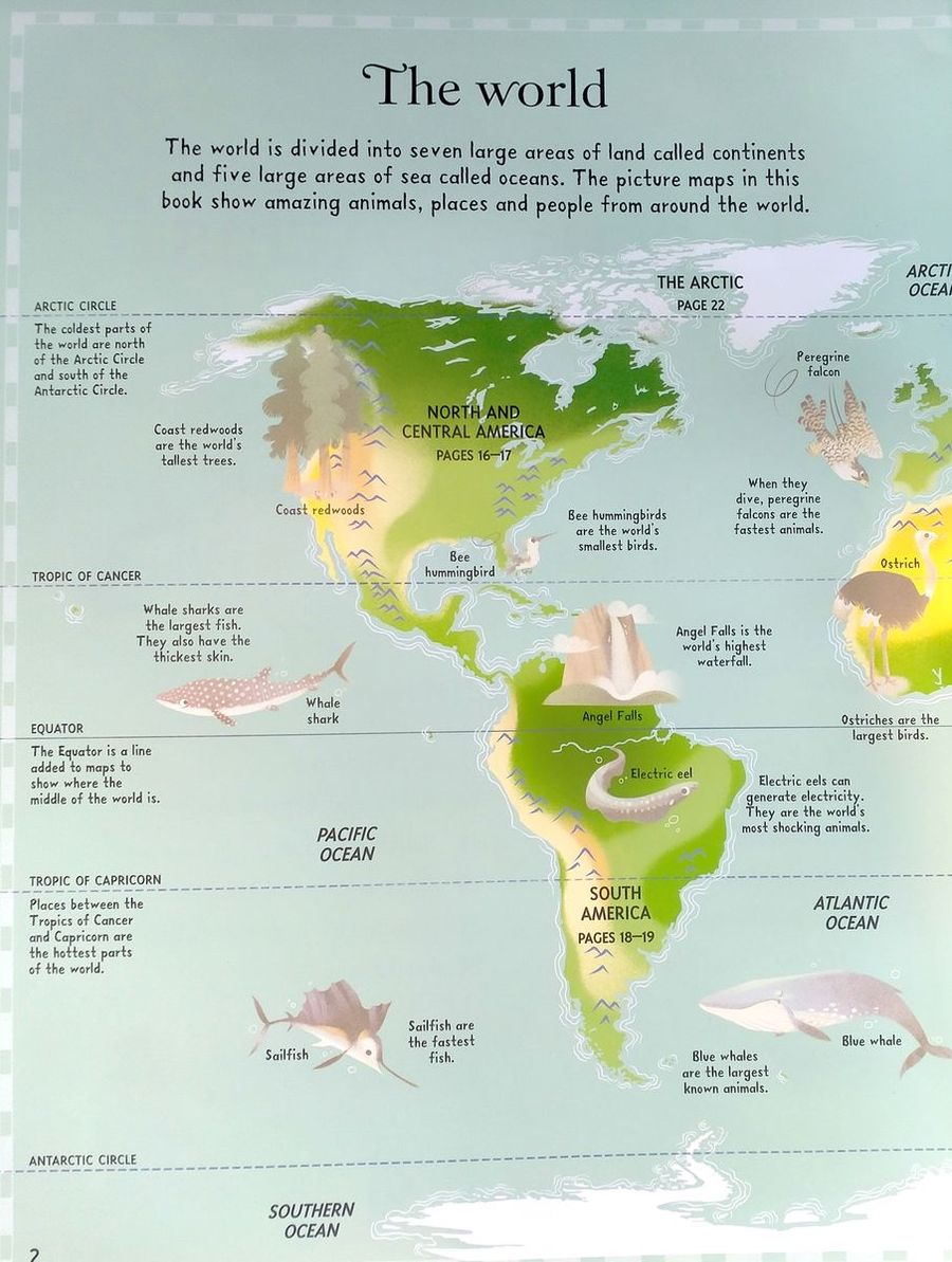 The Usborne Sticker Picture Atlas of the World