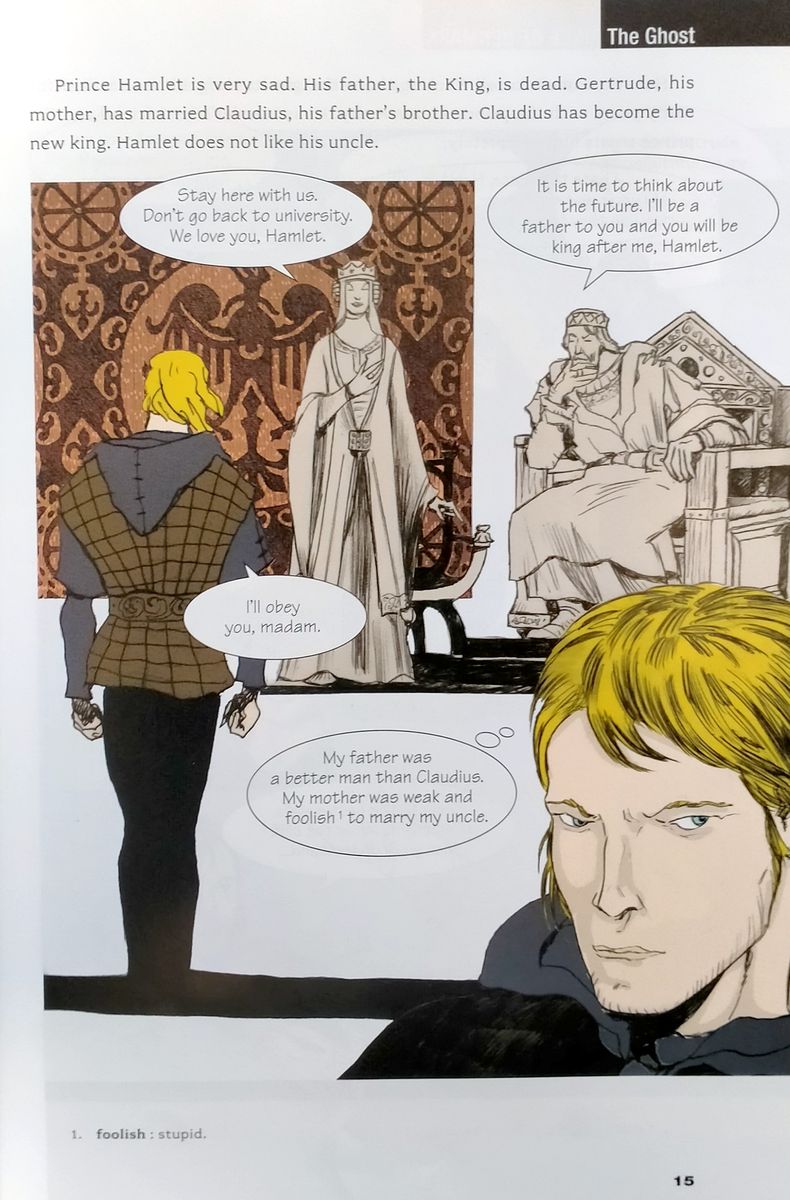 Reading and Training 2 Hamlet Prince of Denmark with Audio