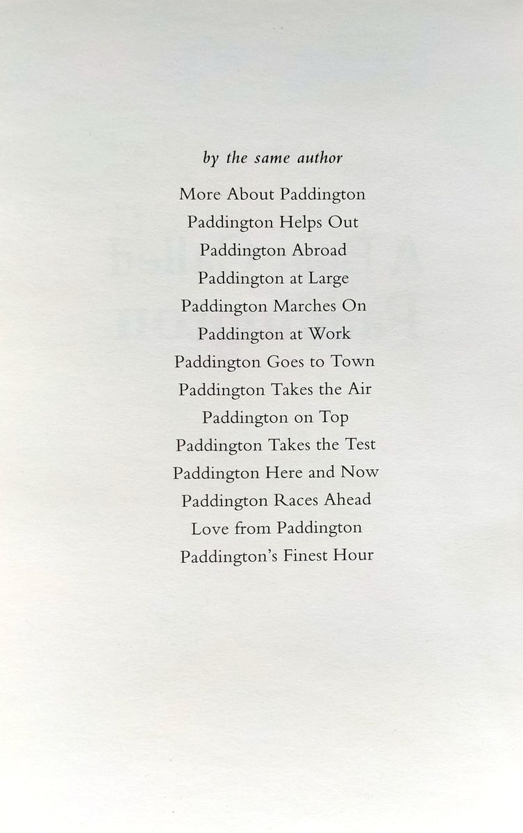 A Bear Called Paddington