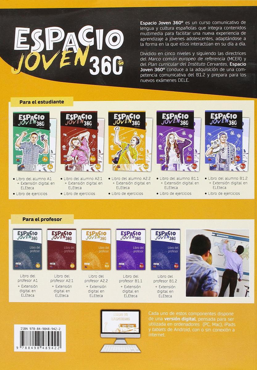 Espacio Joven 360 A2.2 Libro del alumno + Extension digital en ELEteca