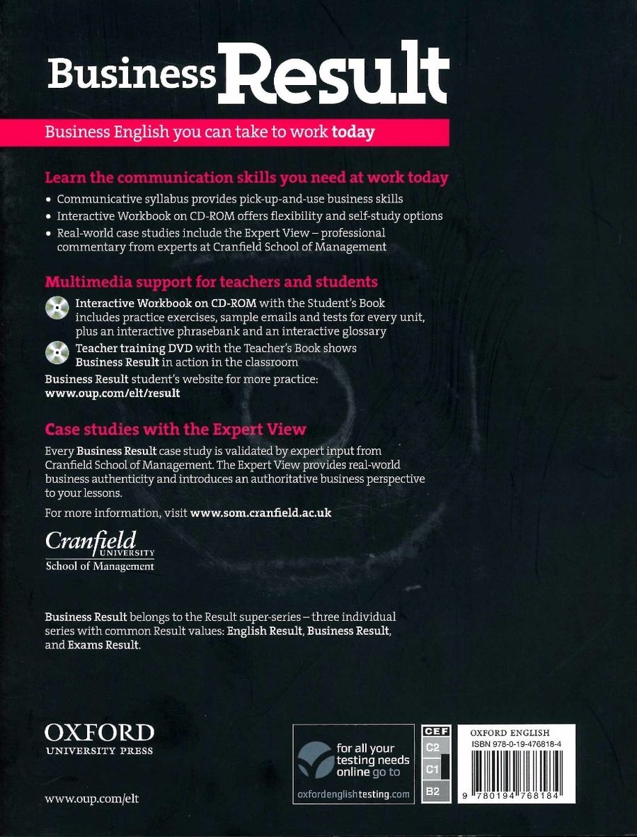Business Result Advanced Student's Book with Interactive Workbook CD-ROM