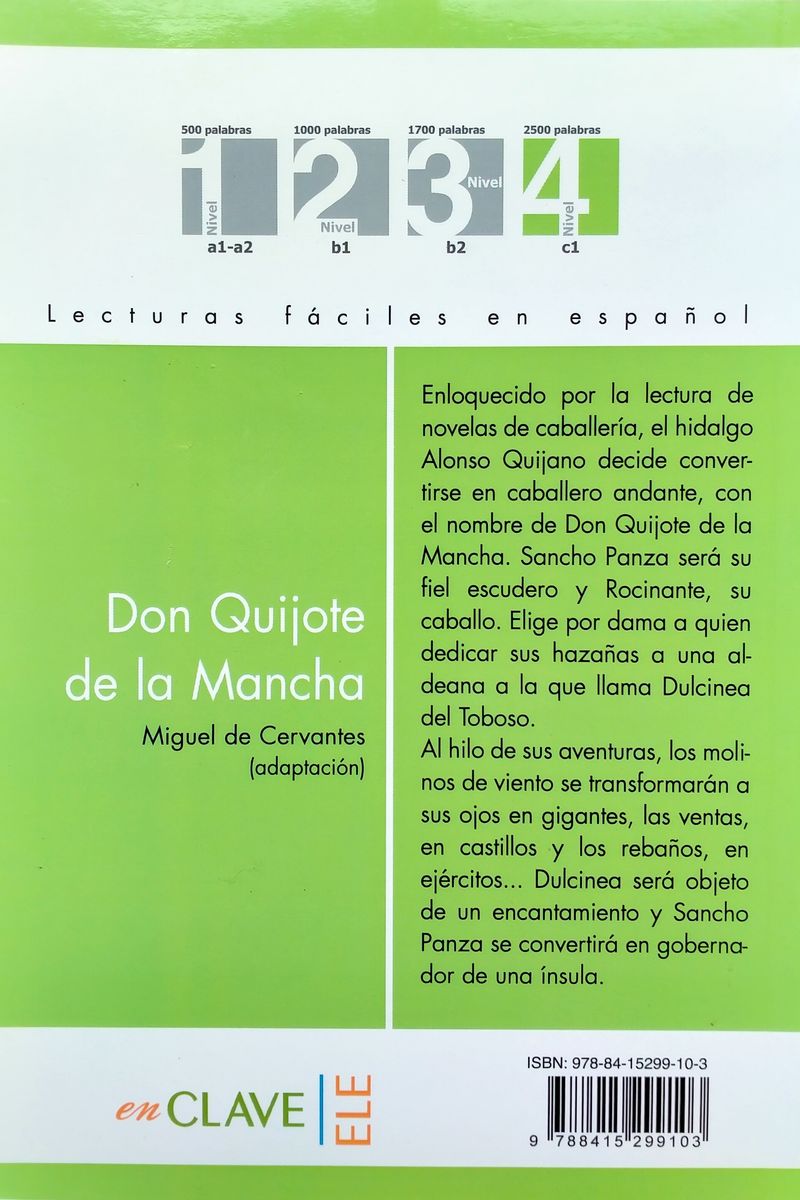 Lecturas faciles en espanol 4 Don Quijote de la Mancha