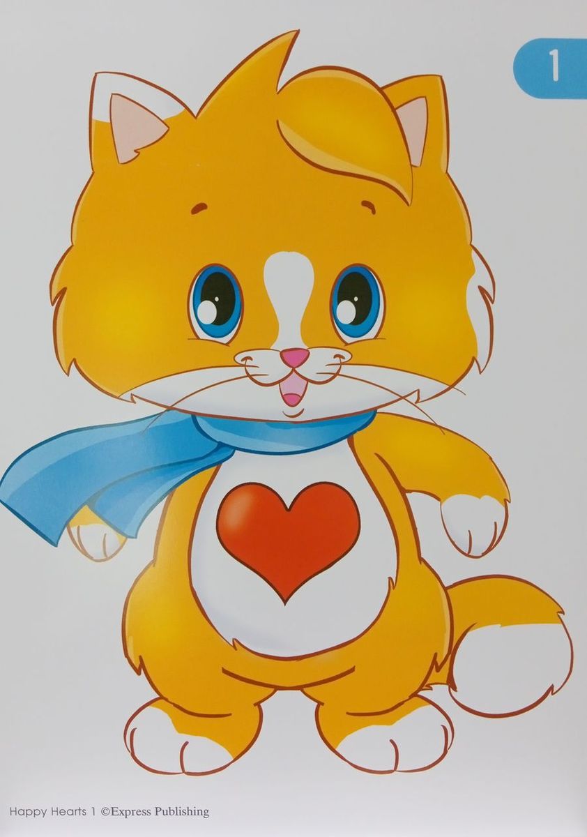 Happy Hearts 1 Picture Flashcards