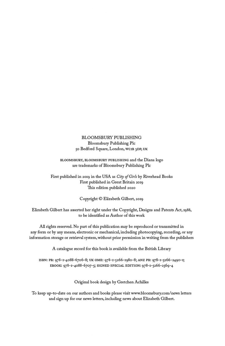 City of Girls Paperback