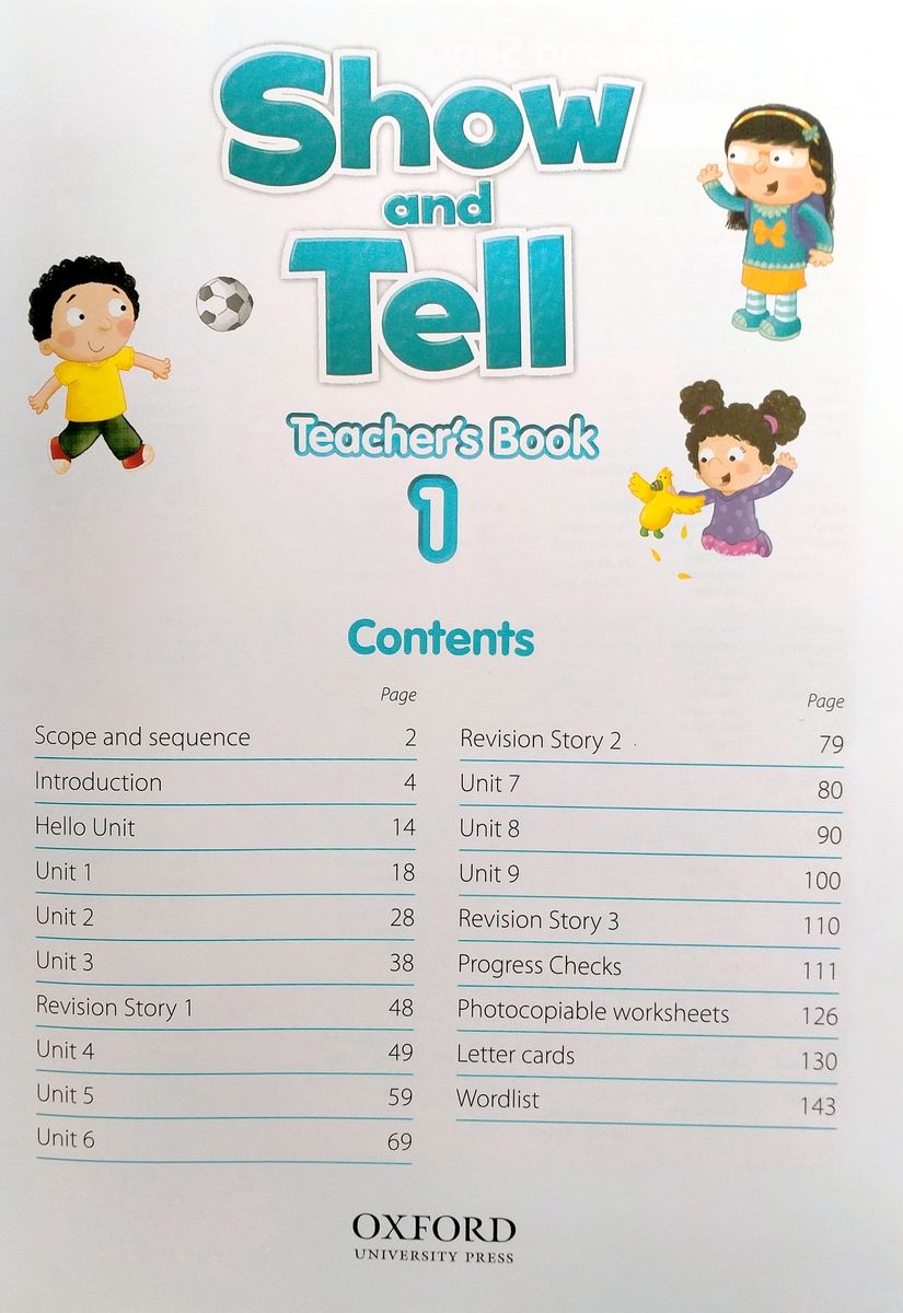 Show and Tell 1 Teacher's Book