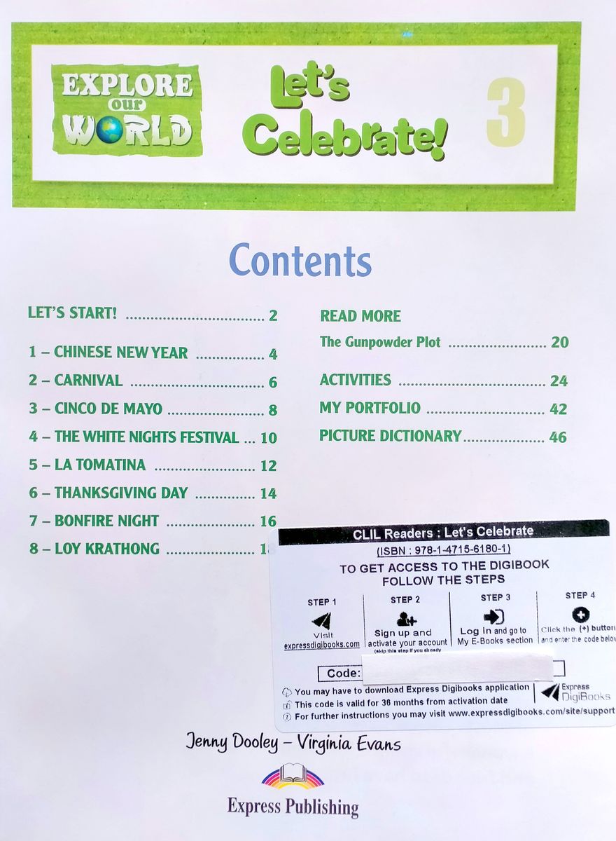 Explore Our World CLIL Readers 3 Let's Celebrate with Digibook