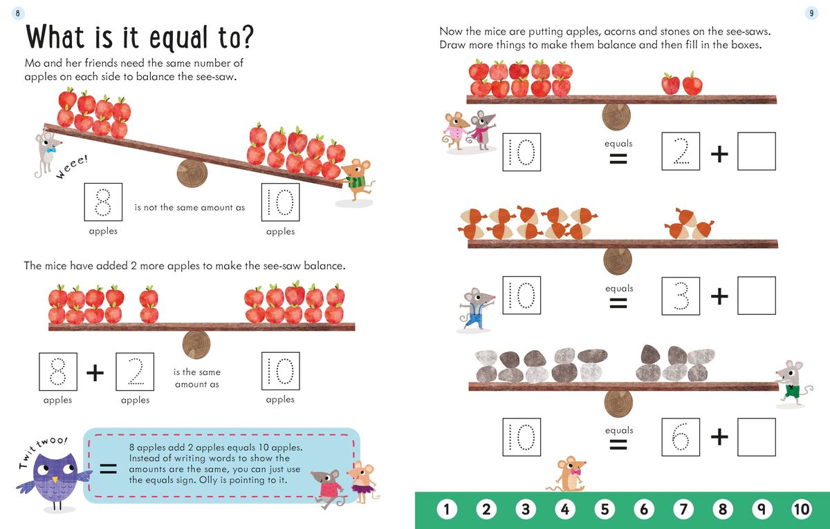 Usborne Workbooks Adding Age 5-6