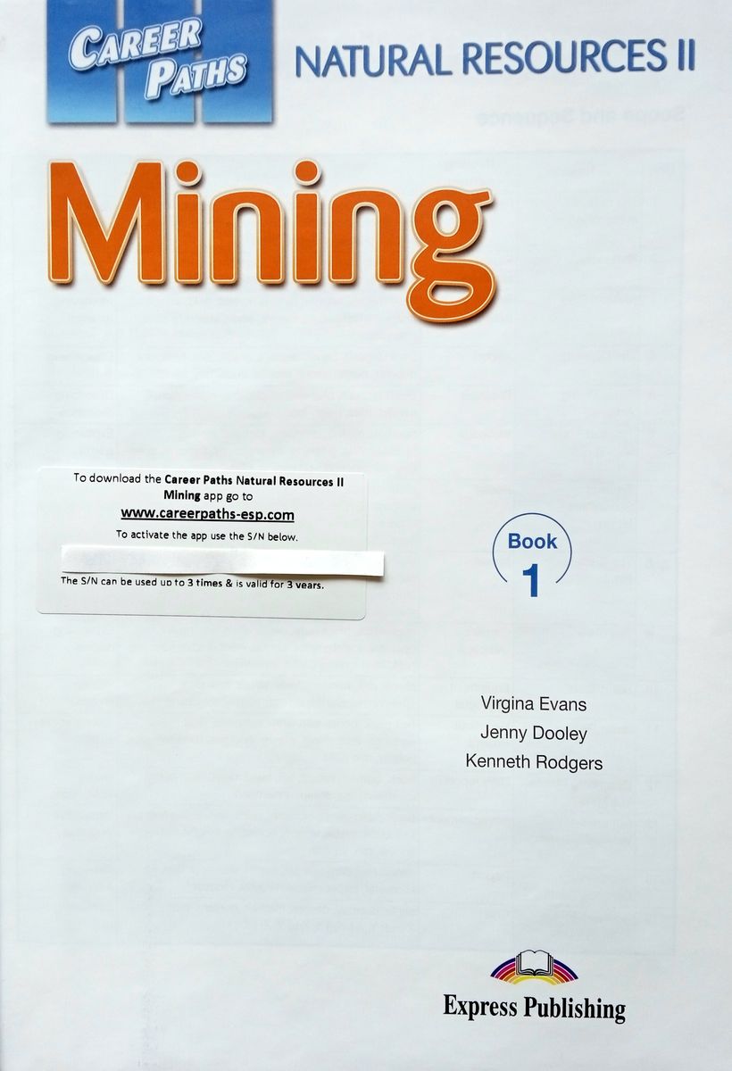 Career Paths Natural Resources II Mining Teacher's Book, Student's Book with Digibook and Online Audio