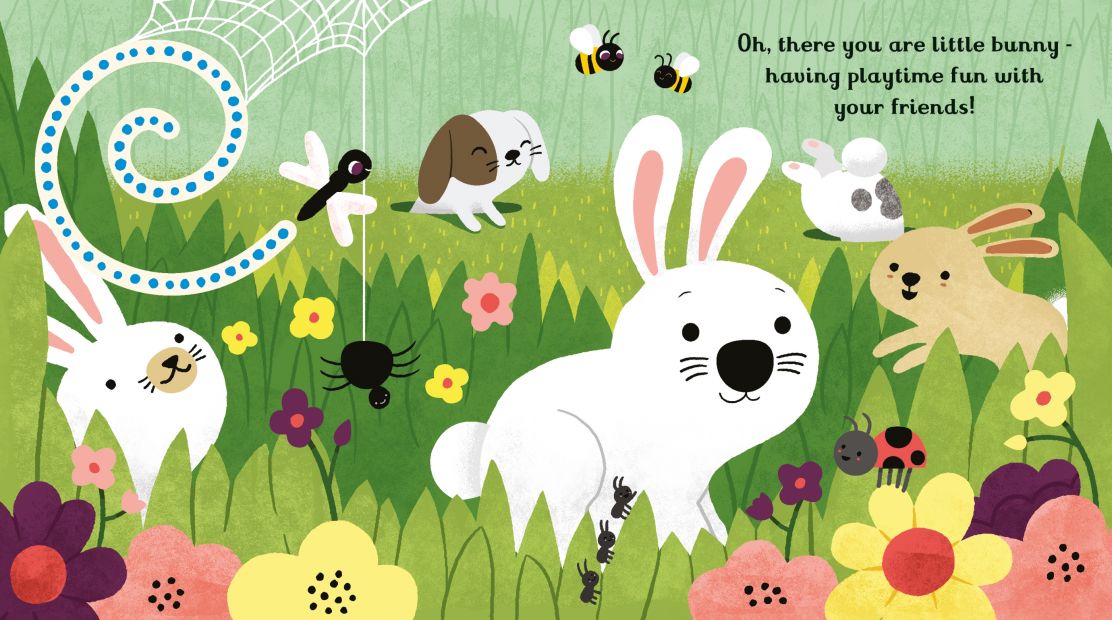 Usborne Little Peep-Through Books Are you there Little Bunny