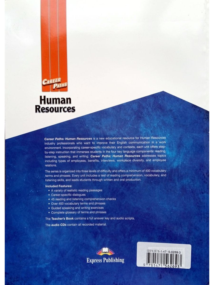 Career Paths Human Resources Teacher's Guide, Student's Book with Digibook and Online Audio