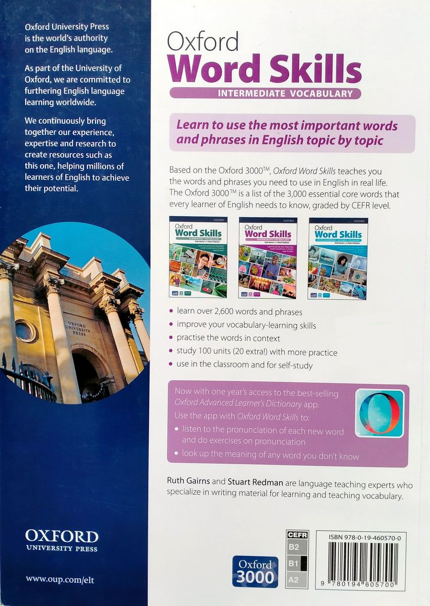 Oxford Word Skills Intermediate Vocabulary Student's Book with Answer Key