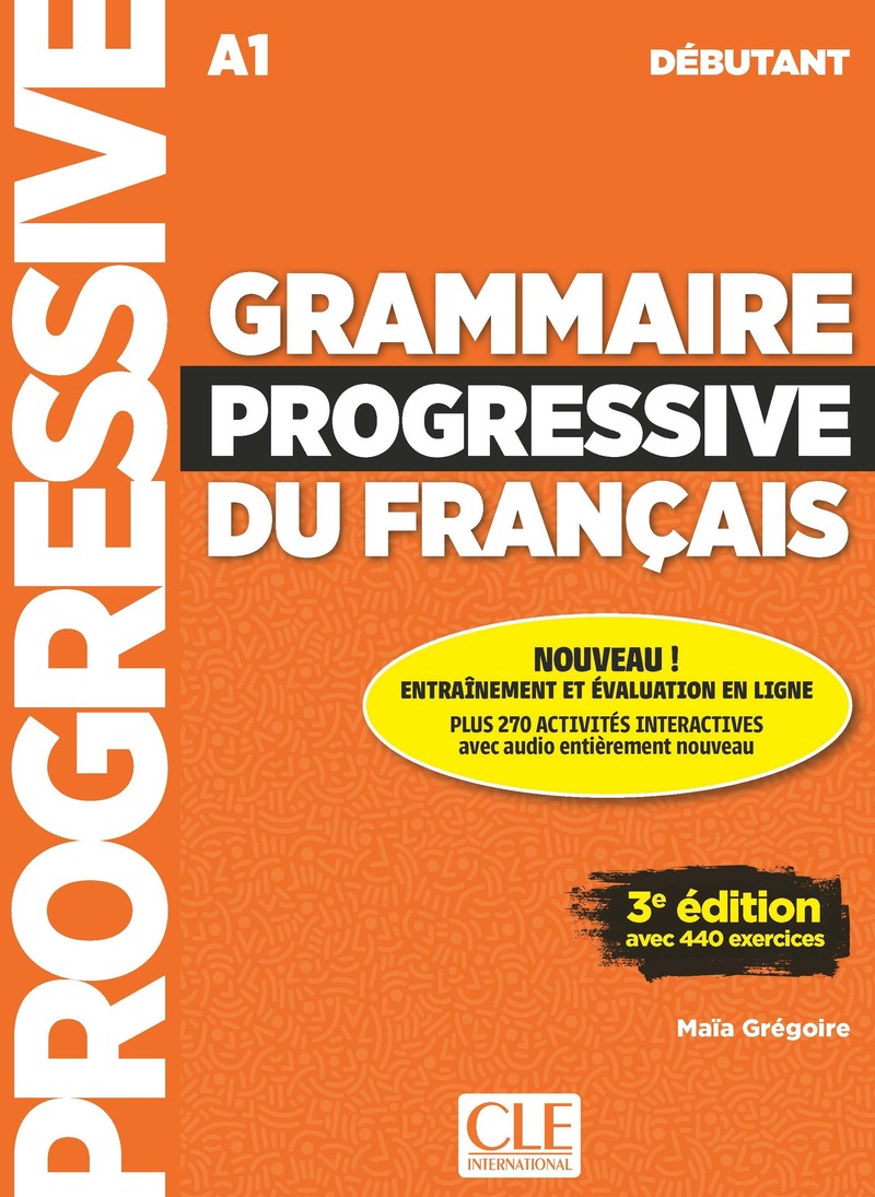 Grammaire Progressive du Francais Debutant A1 Livre + Audio + Appli-web