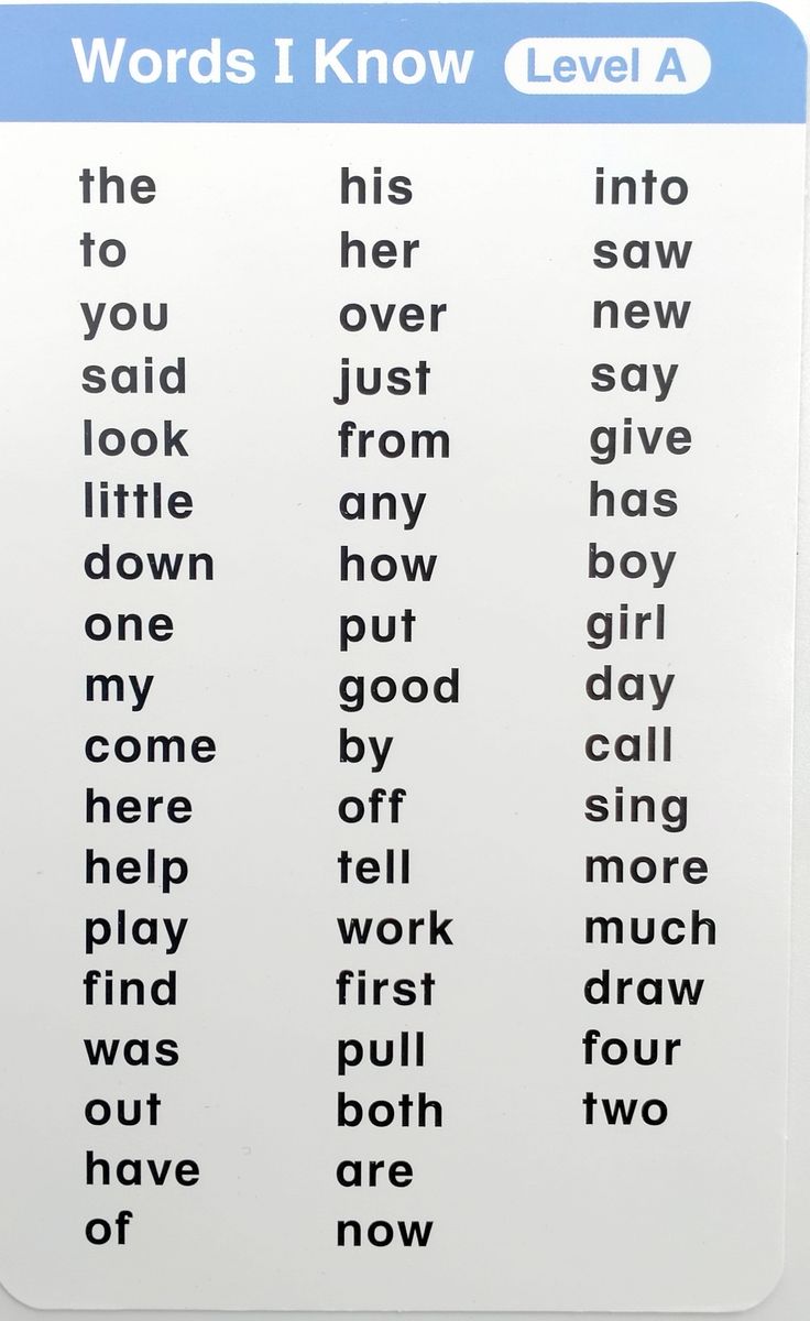 Learning Line Flashcards Sight Words