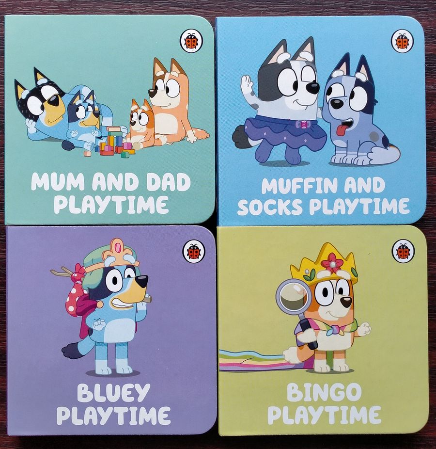 Bluey Playtime Little Library набор из 4 книг