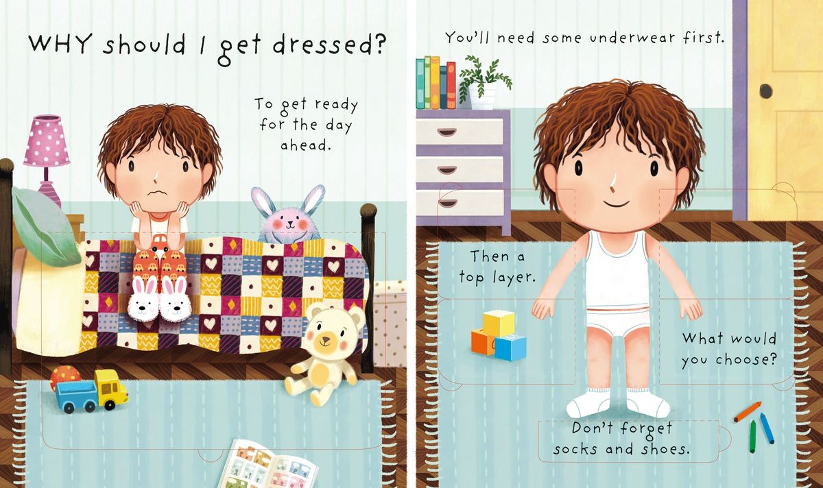 Usborne Lift-the-Flap Very First Questions and Answers Why should I get dressed