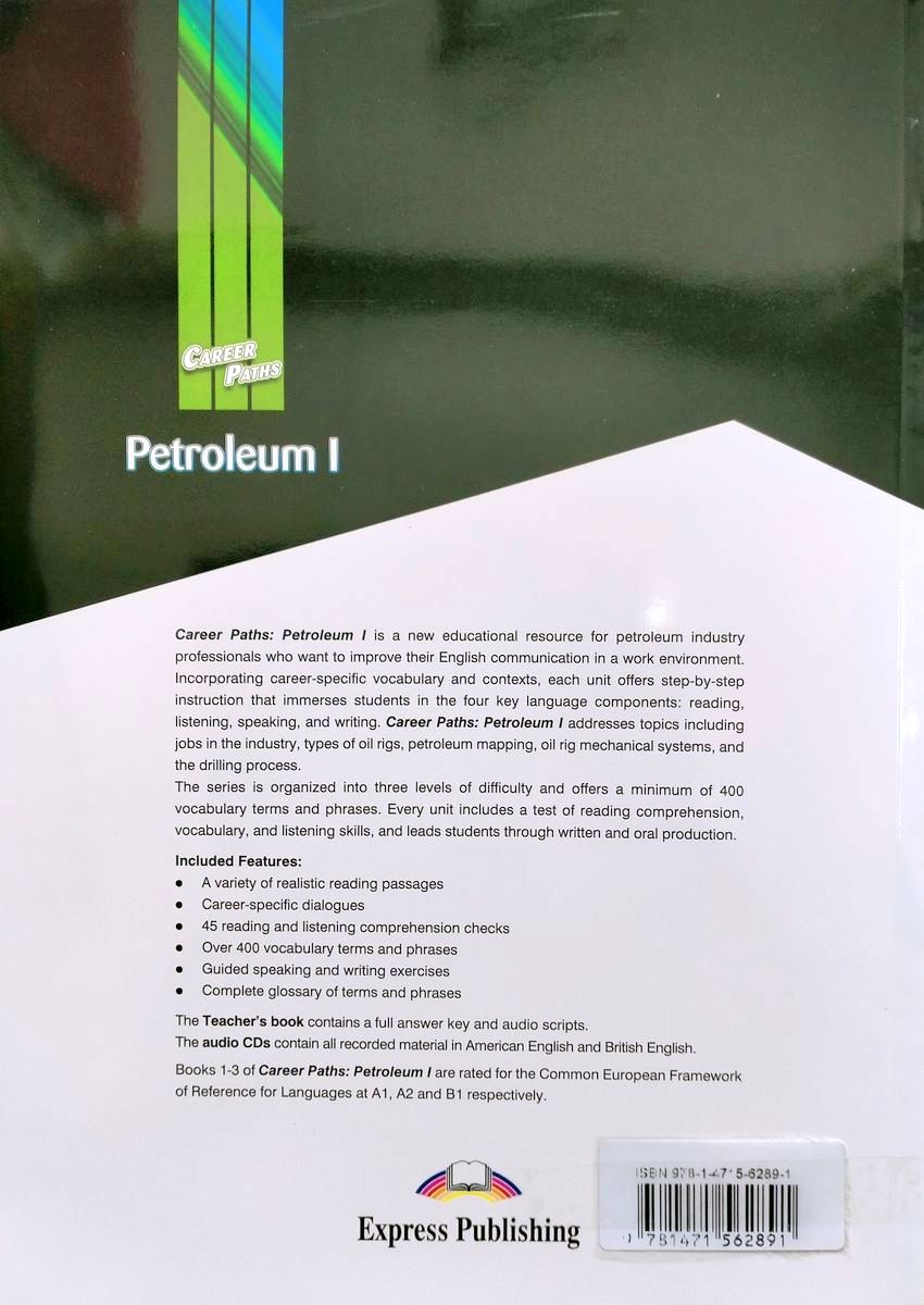 Career Paths Petroleum 1 Teacher's Guide, Student's Book with Digibook and Online Audio