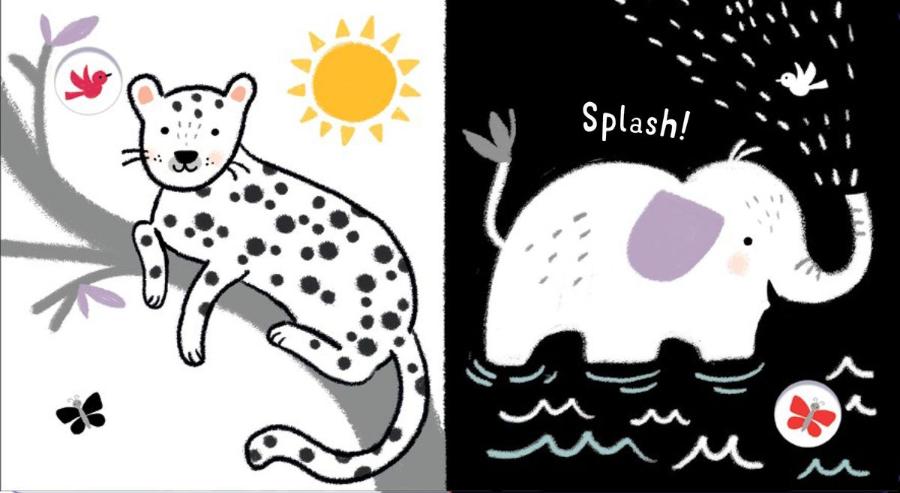 Usborne Baby's Black and White Books Animals