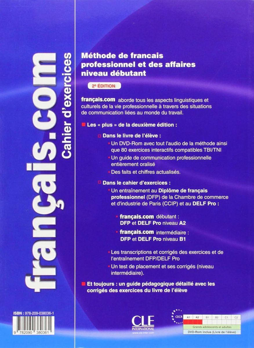 Francais.com Debutant A1-A2 2eme edition Cahier d'Exercices