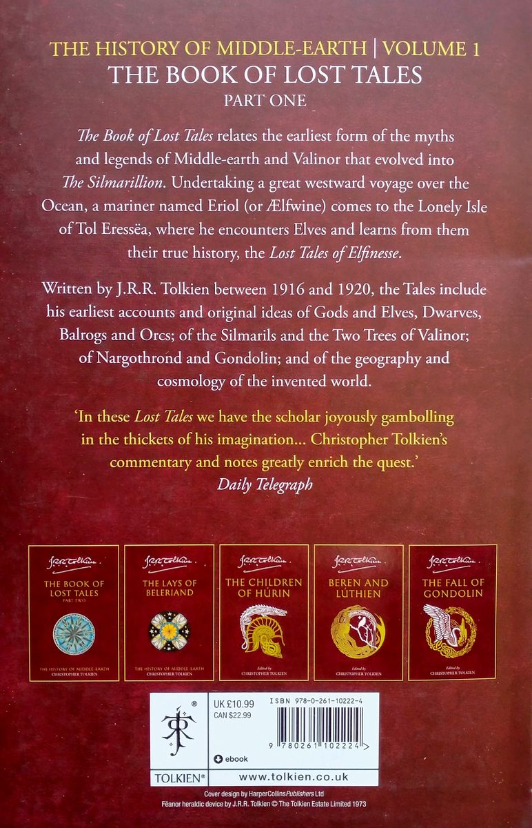 The Book of Lost Tales 1 (The History of Middle-earth)