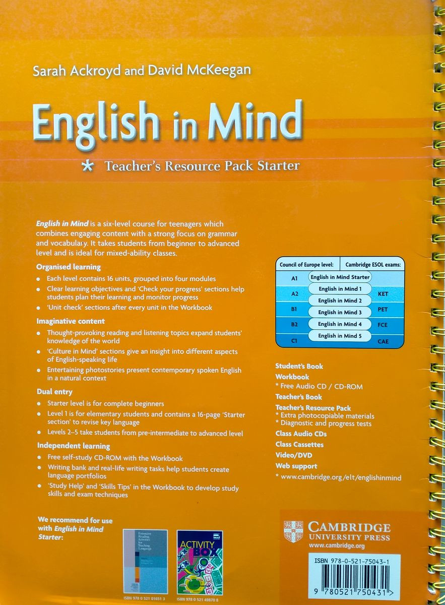 English in Mind  Starter Teacher's Resource Pack