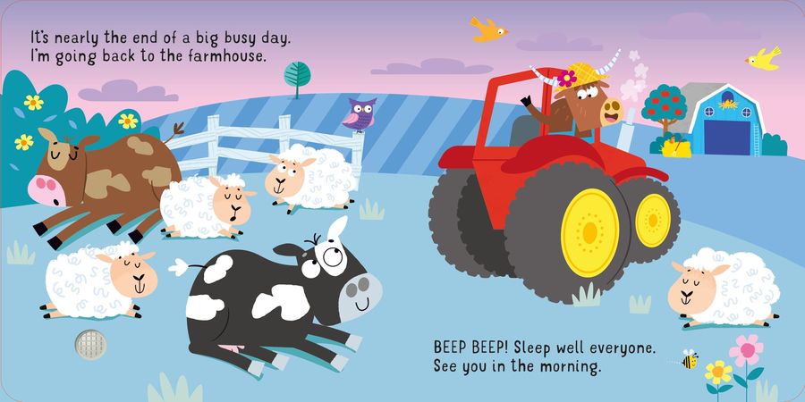 Usborne Sound Books Let's Go On a Tractor