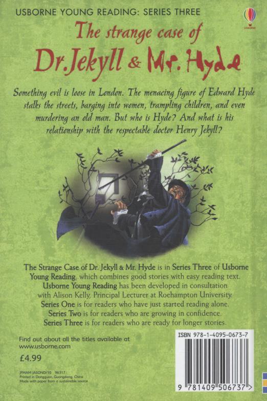 Usborne Young Reading 3 Strange Case of Dr Jekyll and Mr Hyde