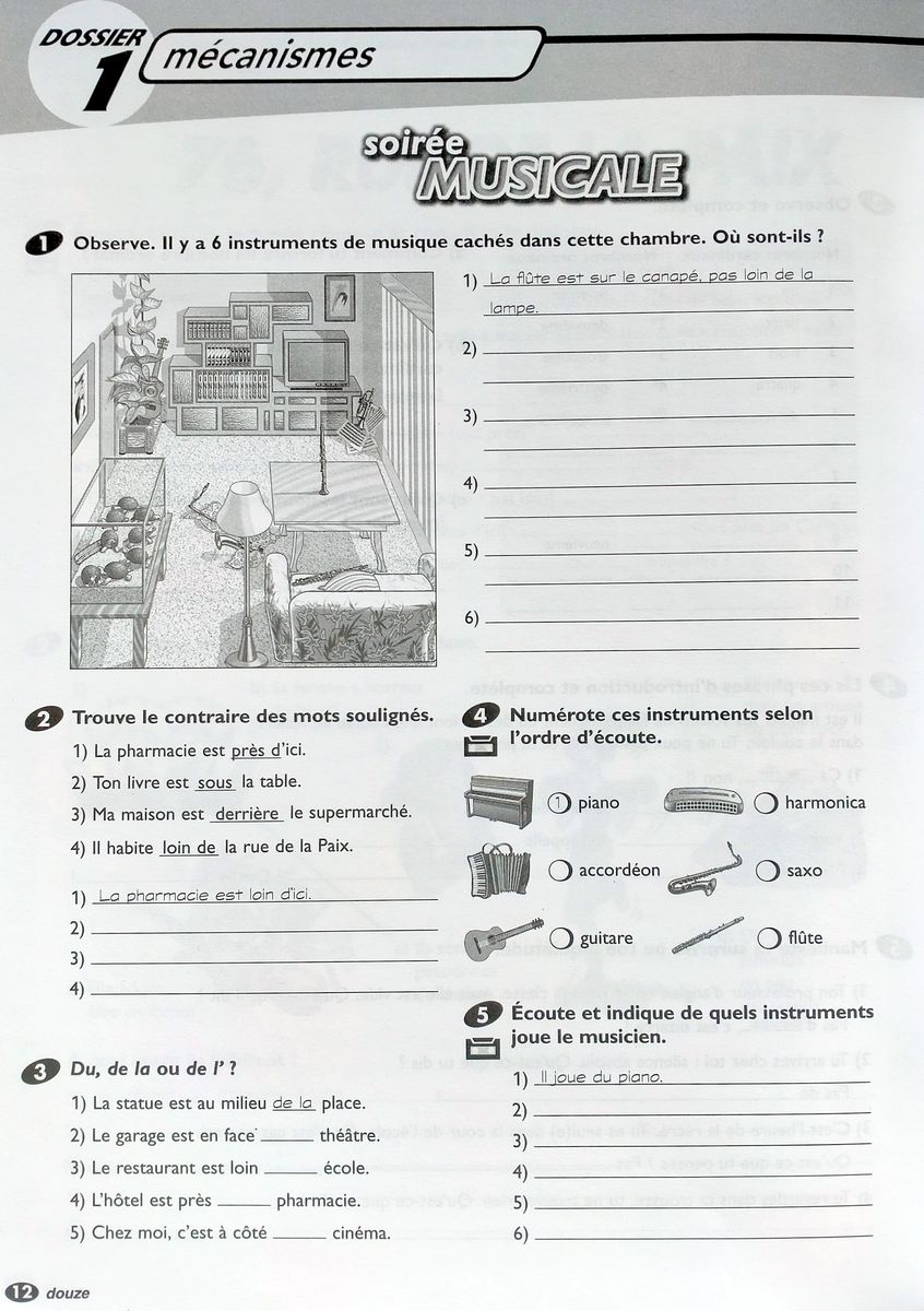 Junior 2 Cahier d'exercices