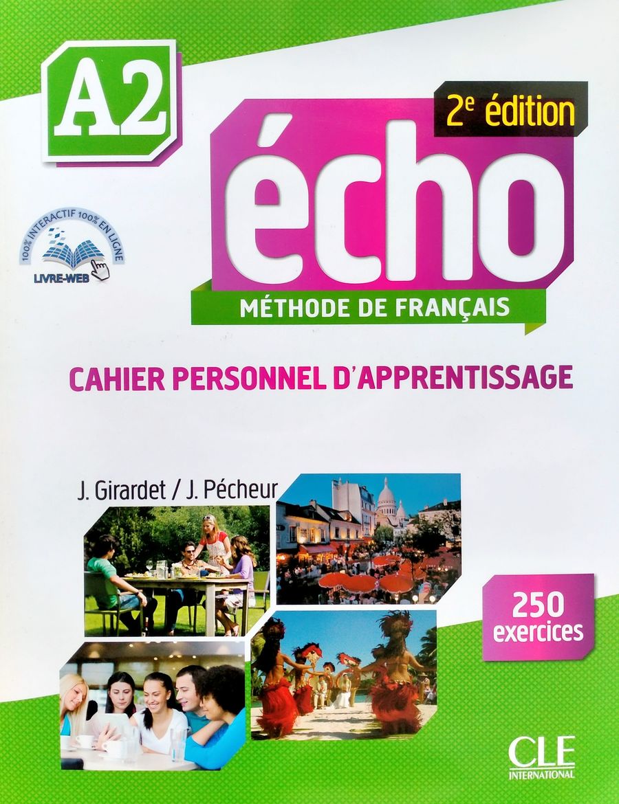 Echo 2eme edition A2 Cahier d'exercices + CD + Livre-web