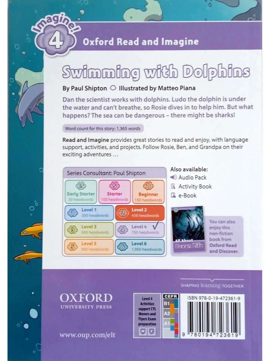 Oxford Read and Imagine 4 Swimming with Dolphins