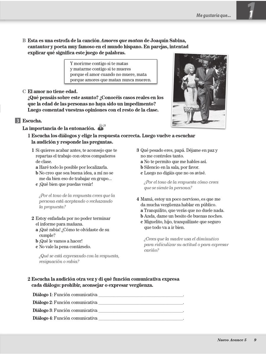 Nuevo Avance 5 Cuaderno de ejercicios + CD