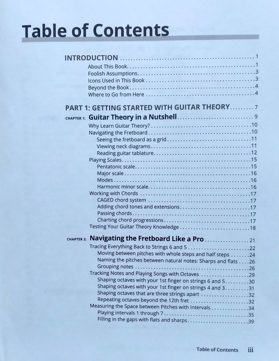Guitar Theory For Dummies with Online Practice