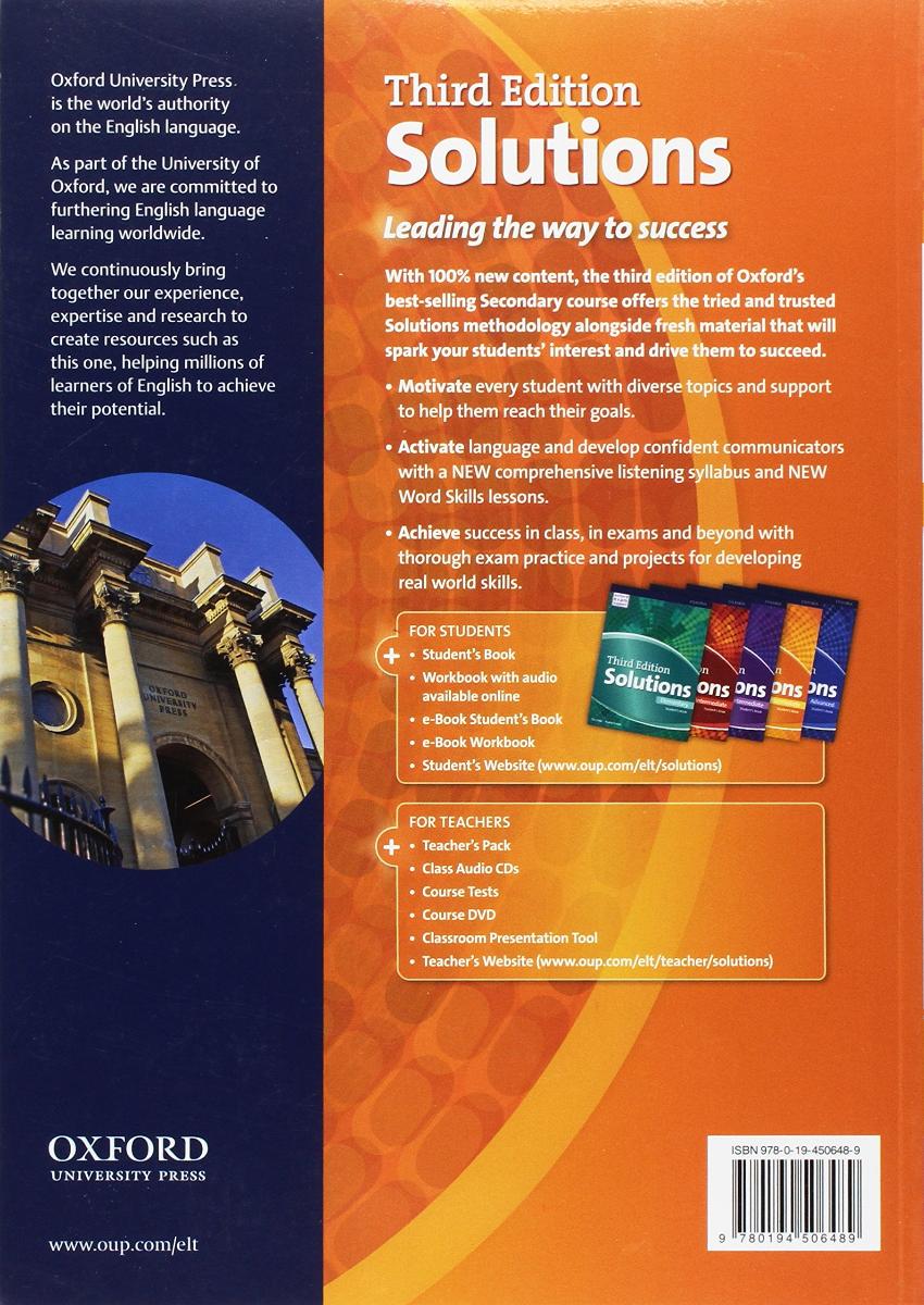 Solutions (3rd edition) Upper-Intermediate Student's Book