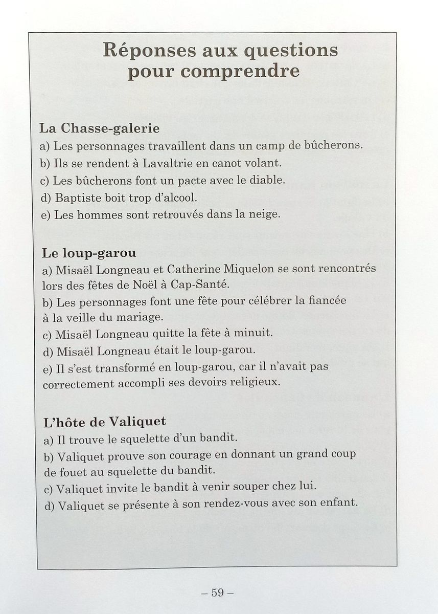 En Francais Facile 3 (B1) Contes fantastiques quebecois + Audio