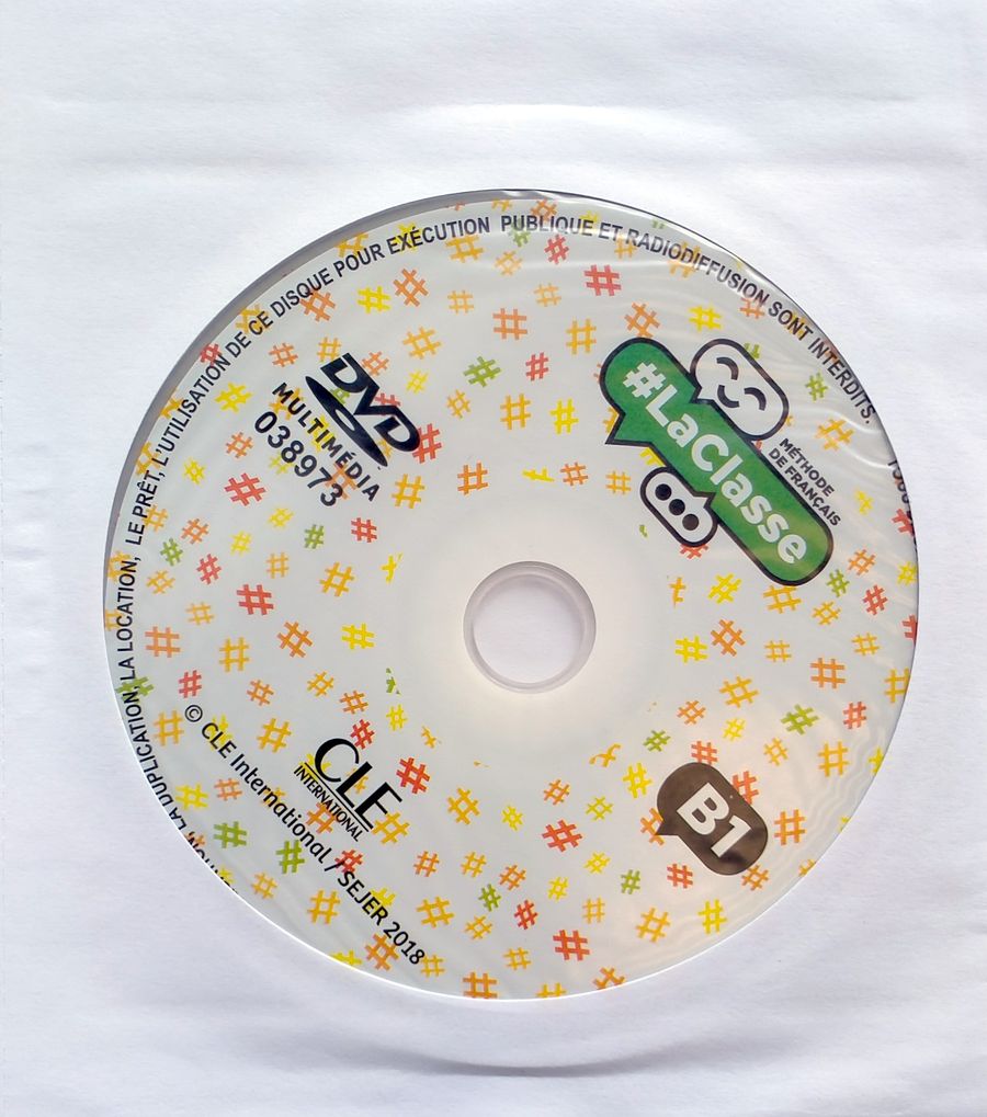 #LaClasse B1 Livre de l'eleve + DVD-ROM
