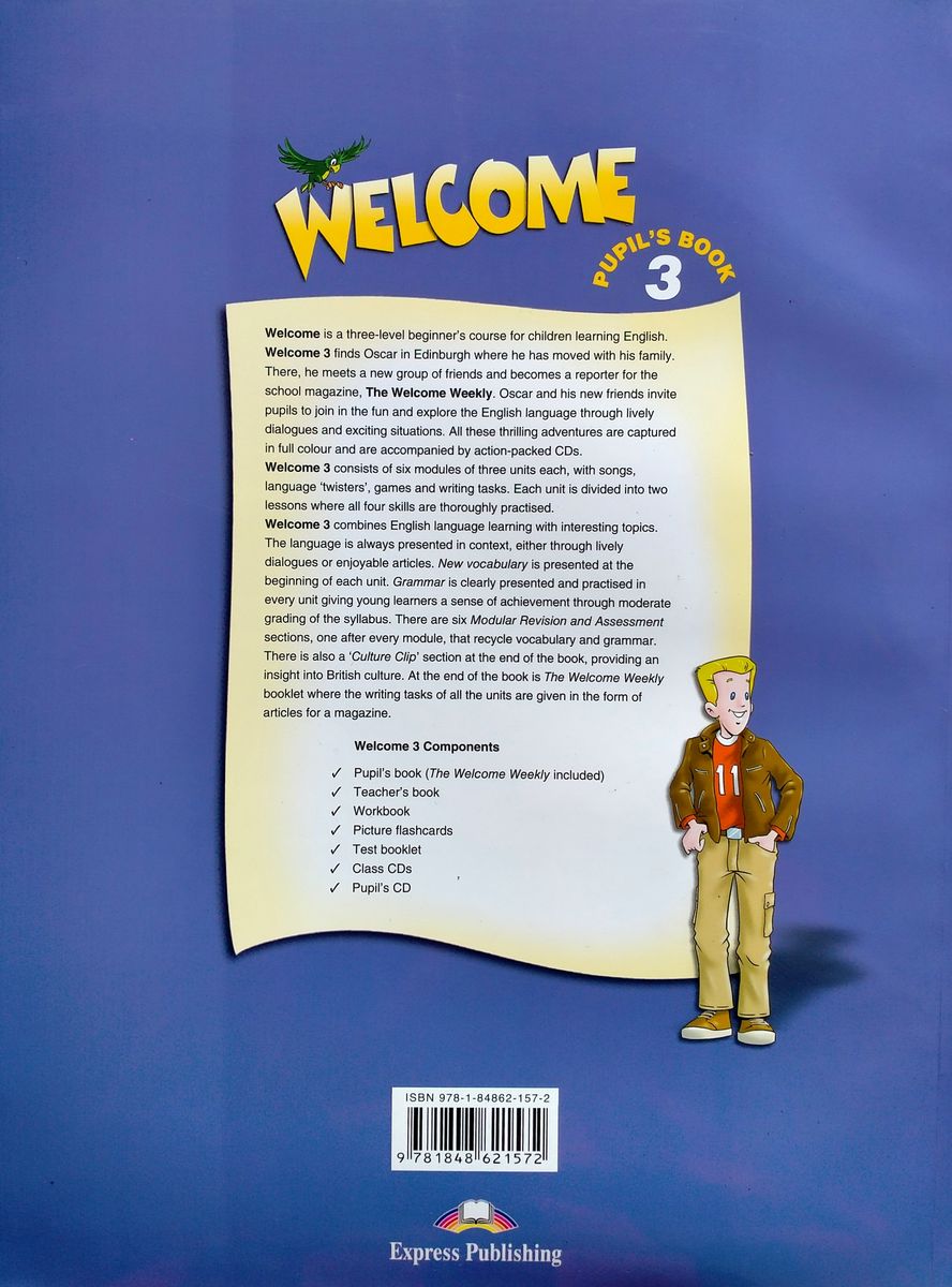 Welcome 3 Pupil's Book with Pupil's CD