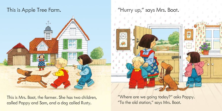 Usborne Farmyard Tales Poppy and Sam The Old Steam Train