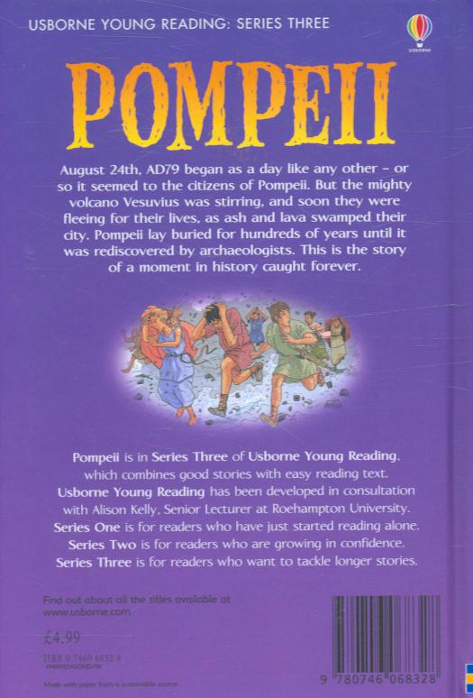 Usborne Young Reading 3 Pompeii