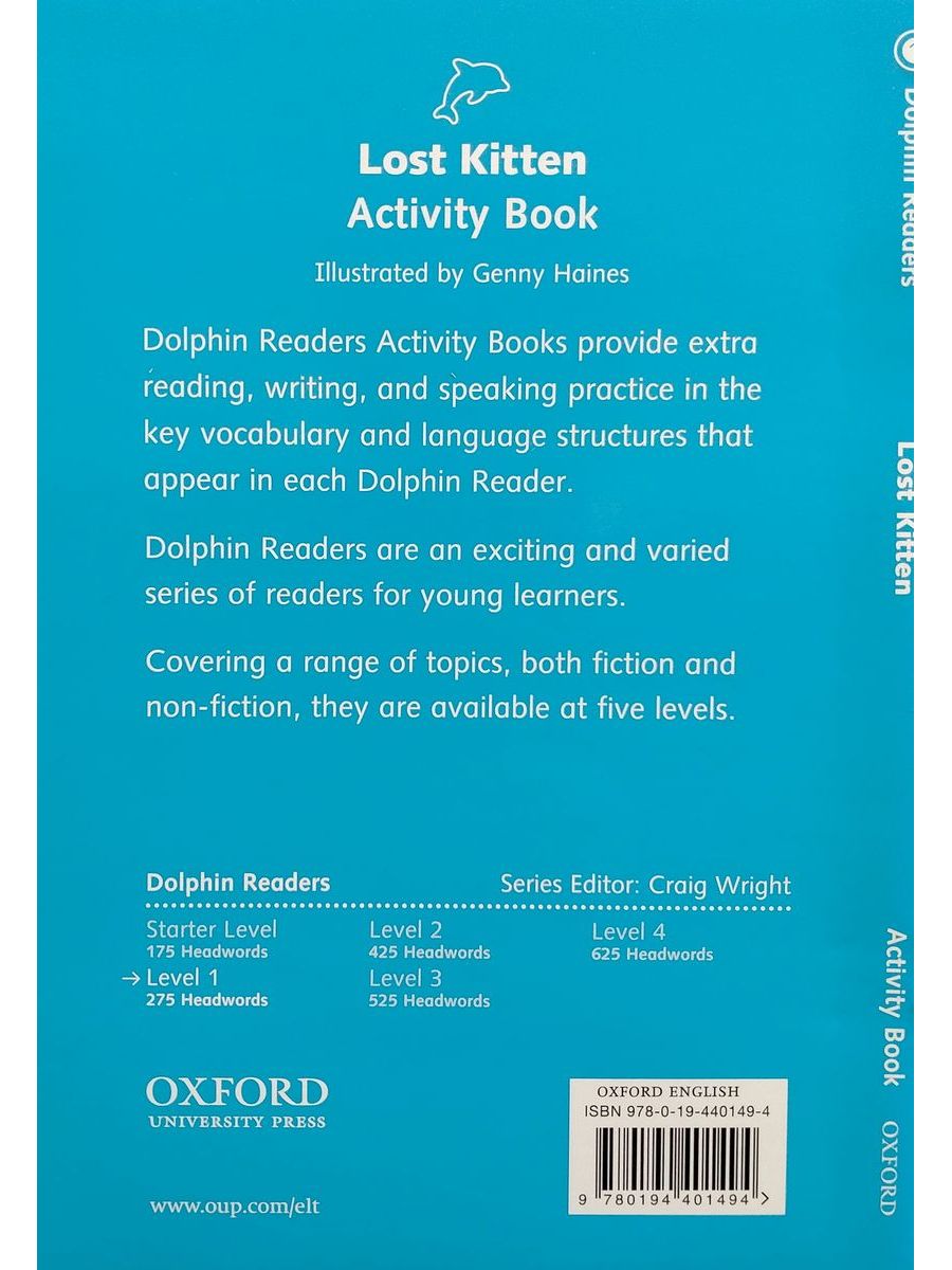 Dolphin Readers 1 Lost Kitten Activity Book