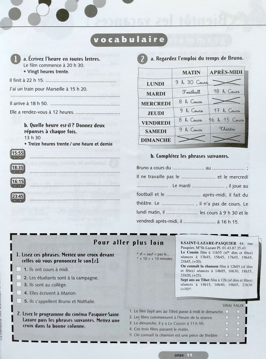 Ado 1 Cahier d'exercices